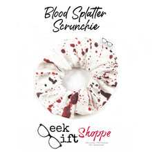 Blood Splatter Scrunchies • Cute Hair Scrunchy HS0004 • Halloween Hair Tie • 90s Fashion Style • Gift for Teen Girl • Scary Bloody Gory Emo