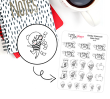 Geeky Gwennie Gets Paid Planner Sticker / G018