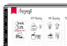 Geeky Gwennie Needs Coffee Planner Sticker / G007