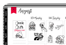 Geeky Gwennie Takes a Trip Planner Sticker / G016