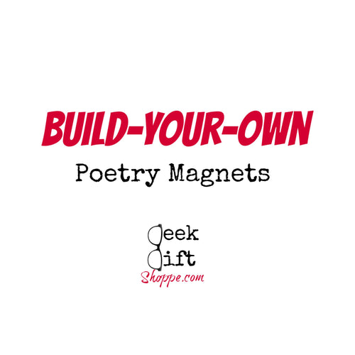 Build-Your-Own Poetry Magnets / Refrigerator Magnets / Custom Word Magnets / Classroom Library Office Dorm Decor / Educational Reading Game